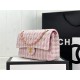 Chanel Medium Classic Flap Bag Tweed Pink-3 High