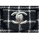 Chanel Mini Classic Flap Bag Tweed Black High