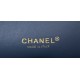 Chanel Medium Classic Flap Bag Tweed Navy-Blue High