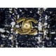 Chanel Medium Classic Flap Bag Tweed Navy-Blue High