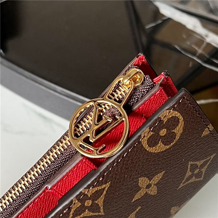 Louis Vuitton Lisa Wallet Monogram Canvas M82415 Red High