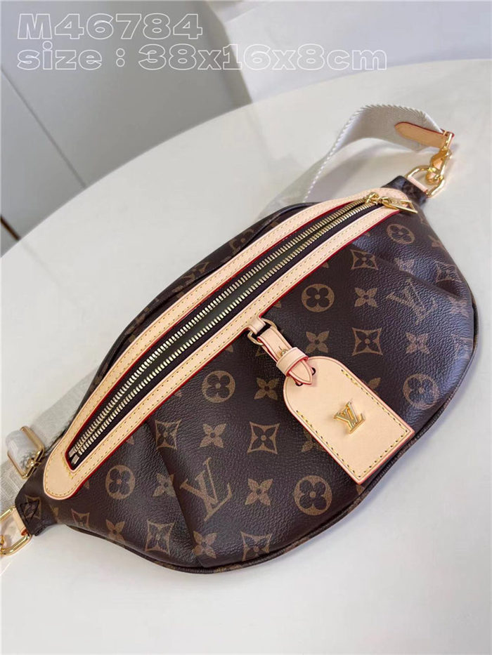 Louis Vuitton High Rise Bumbag Monogram coated canvas M46784 High