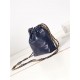 Chanel 22 MINI HANDBAG Shiny Calfskin Navy & Gold-Tone Metal AS3980 High