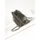 Chanel 22 MINI HANDBAG Shiny Calfskin Olive & Silver-Tone Metal AS3980 High