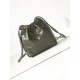 Chanel 22 MINI HANDBAG Shiny Calfskin Olive & Silver-Tone Metal AS3980 High