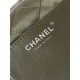 Chanel 22 MINI HANDBAG Shiny Calfskin Olive & Silver-Tone Metal AS3980 High