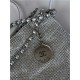 Chanel 22 MINI HANDBAG Shiny Calfskin Silver(diamonds) & Silver-Tone Metal AS3980 High