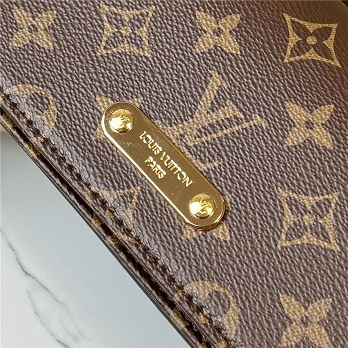 Louis Vuitton Lily wallet on chain Monogram coated canvas M82509 High