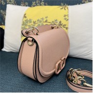 Valentino GARAVANI VSLING SHOULDER BAG IN GRAINY CALFSKIN ROSE CANNELLE High