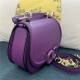 Valentino GARAVANI VSLING SHOULDER BAG IN GRAINY CALFSKIN Purple High