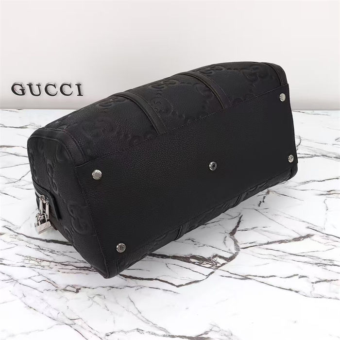 Gucci JUMBO GG SMALL DUFFLE BAG 725282 Black High