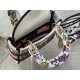 MINI LADY D-LITE BAG Florilegio Embroidery High