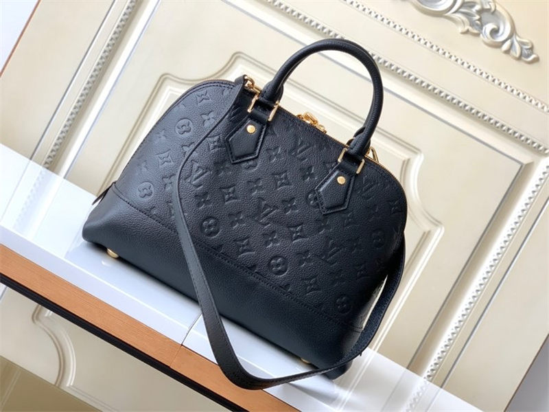 Louis Vuitton Alma PM Bag Monogram Empreinte M44832 Black High