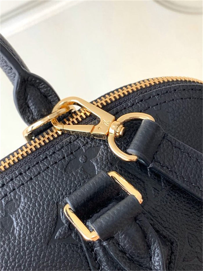 Louis Vuitton Alma PM Bag Monogram Empreinte M44832 Black High