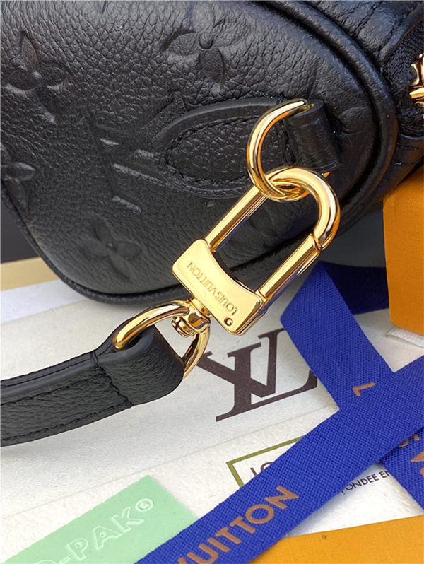 Louis Vuitton Nano Speedy Monogram Empreinte M82450 Black High