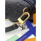 Louis Vuitton Nano Speedy Monogram Empreinte M82450 Black High