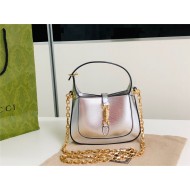 Jackie 1961 mini shoulder bag 675799 leather Silver High