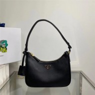 Prada Re-Edition Saffiano leather mini bag 1BC204 Black High