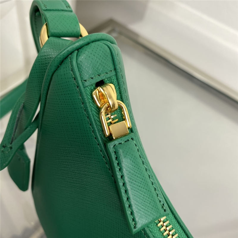 Prada Re-Edition Saffiano leather mini bag 1BC204 Green High