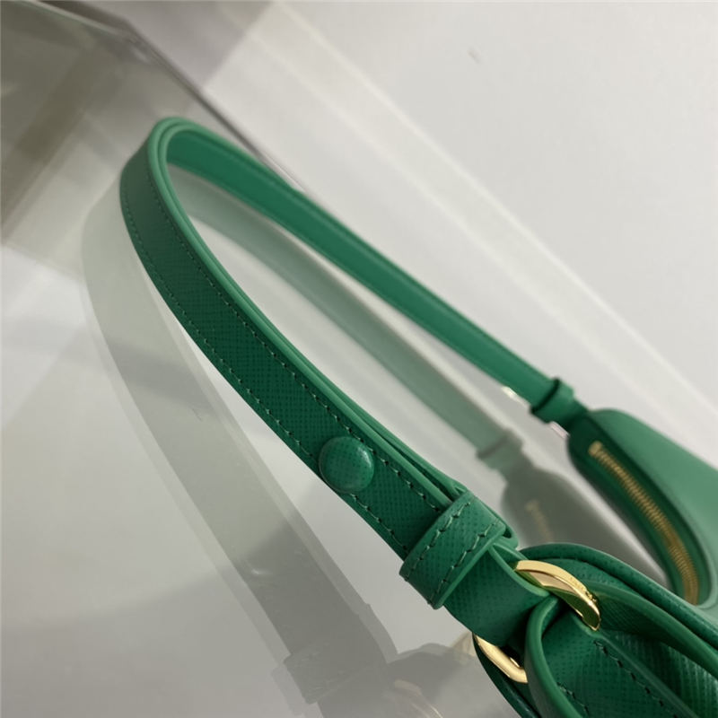 Prada Re-Edition Saffiano leather mini bag 1BC204 Green High