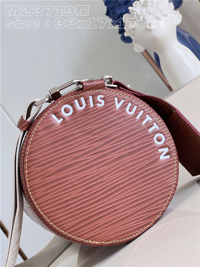 Louis Vuitton Soft Polochon MM Epi XL grained leather M23719 Brown High