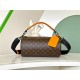 Louis Vuitton Soft Polochon MM Monogram Macassar M46691 High