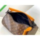 Louis Vuitton Soft Polochon MM Monogram Macassar M46691 High