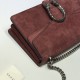 DIONYSUS GG SMALL SHOULDER BAG 400249 Suede Red high