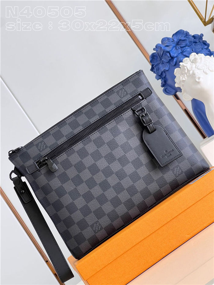 Louis Vuitton Takeoff Pouch Damier Graphite N40505 High