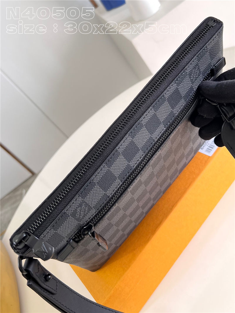 Louis Vuitton Takeoff Pouch Damier Graphite N40505 High