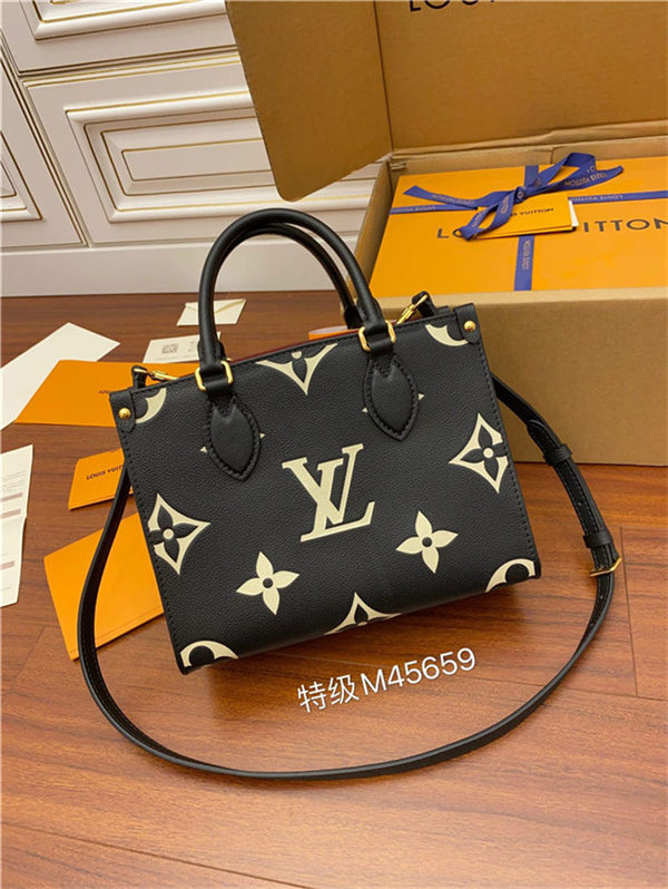 Louis Vuitton ONTHEGO PM Monogram Empreinte M45659 Top