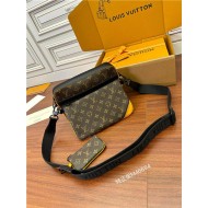 Louis Vuitton Trio Messenger Monogram Macassar coated canvas M46694 Top