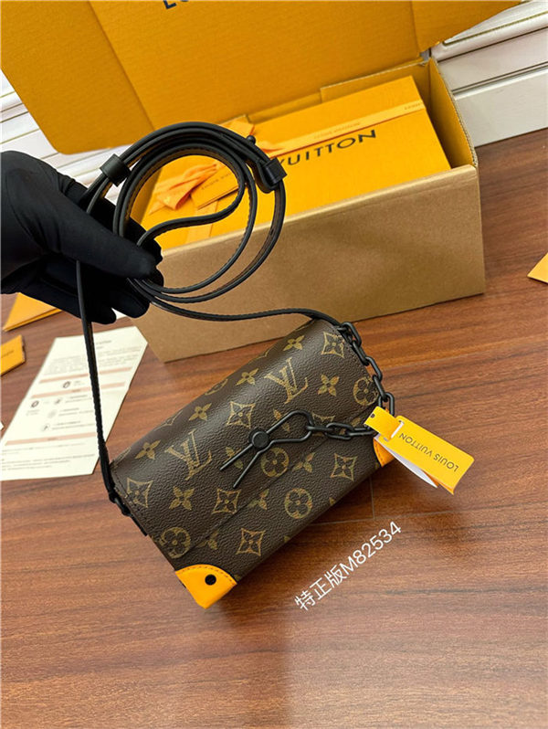 Louis Vuitton Steamer Wearable Wallet Monogram Macassar coated canvas M82534 Top