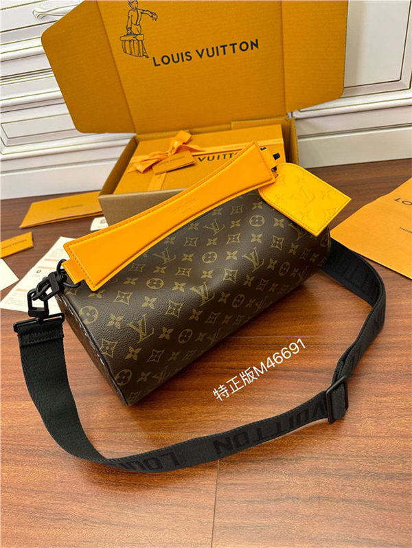 Louis Vuitton Soft Polochon MM Monogram Macassar M46691 Top