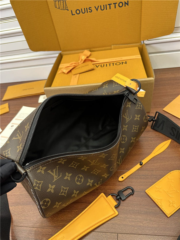 Louis Vuitton Soft Polochon MM Monogram Macassar M46691 Top