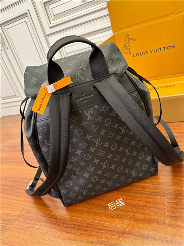 Louis Vuitton Montsouris Backpack Monogram Eclipse coated canvas M46683 Top