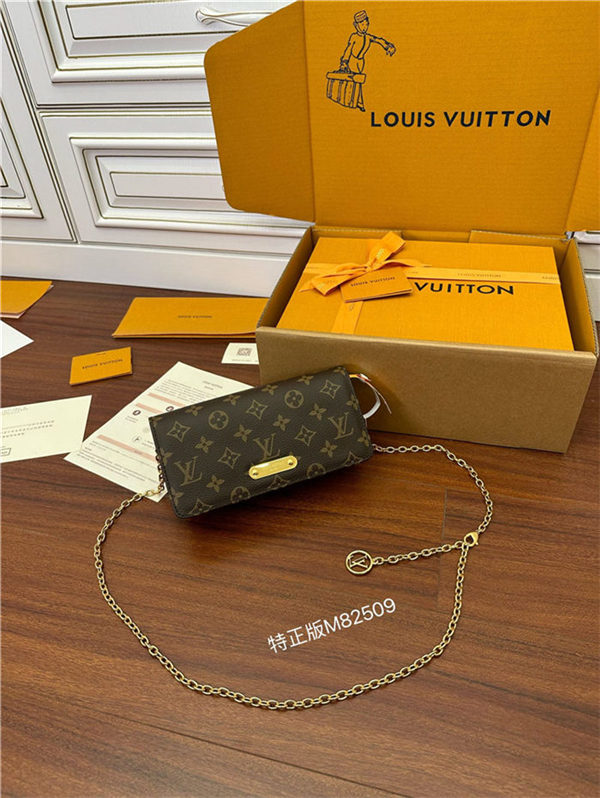 Louis Vuitton Wallet On Chain Lily Monogram coated canvas M82509 Top