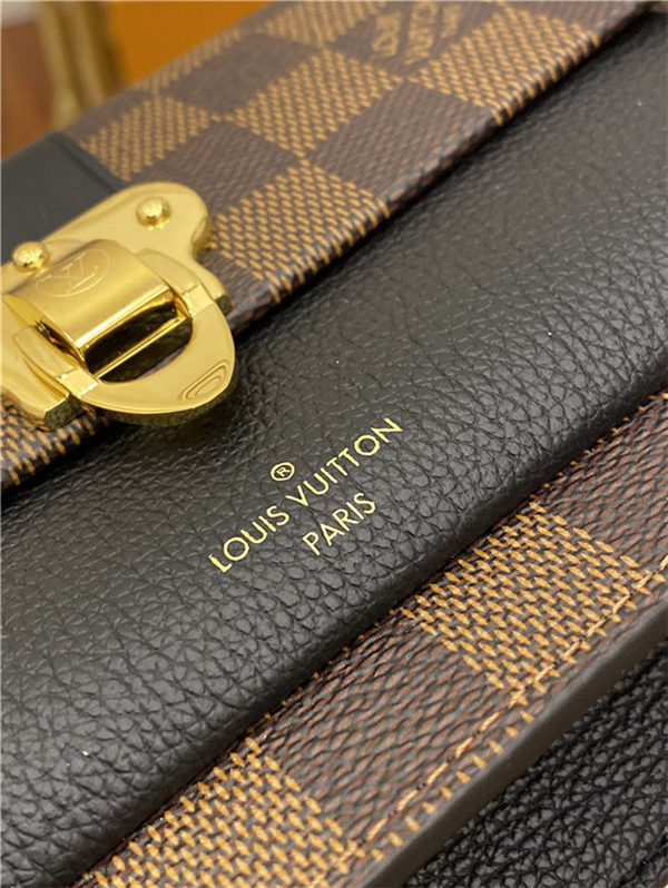 Louis Vuitton VAVIN CHAIN WALLET Damier Ebene N60221 Top