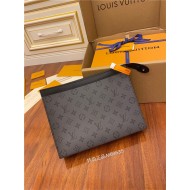 Louis Vuitton POCHETTE VOYAGE MM Monogram Eclipse coated canvas and Monogram Eclipse Reverse coated canvas M69535 Top