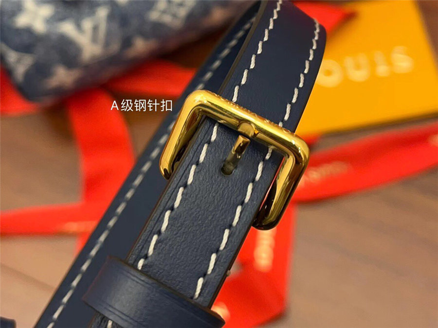 Louis Vuitton NANO SPEEDY Monogram jacquard denim Blue M81168 Top