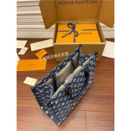 Louis Vuitton ONTHEGO MM Monogram Jacquard Denim Blue M59608 Top