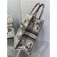 LARGE Dior BOOK TOTE Butterfly Bandana Embroidery Beige High