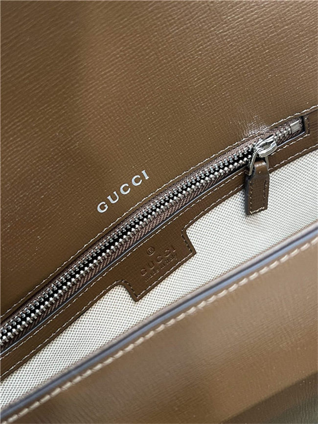 Gucci HORSEBIT 1955 SHOULDER BAG 764155 Leather Brown high