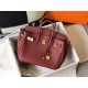 Hermes Birkin 25/30/35cm Bag Calfskin Silver/Gold Metal In Bordeaux High