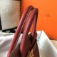 Hermes Birkin 25/30/35cm Bag Calfskin Silver/Gold Metal In Bordeaux High