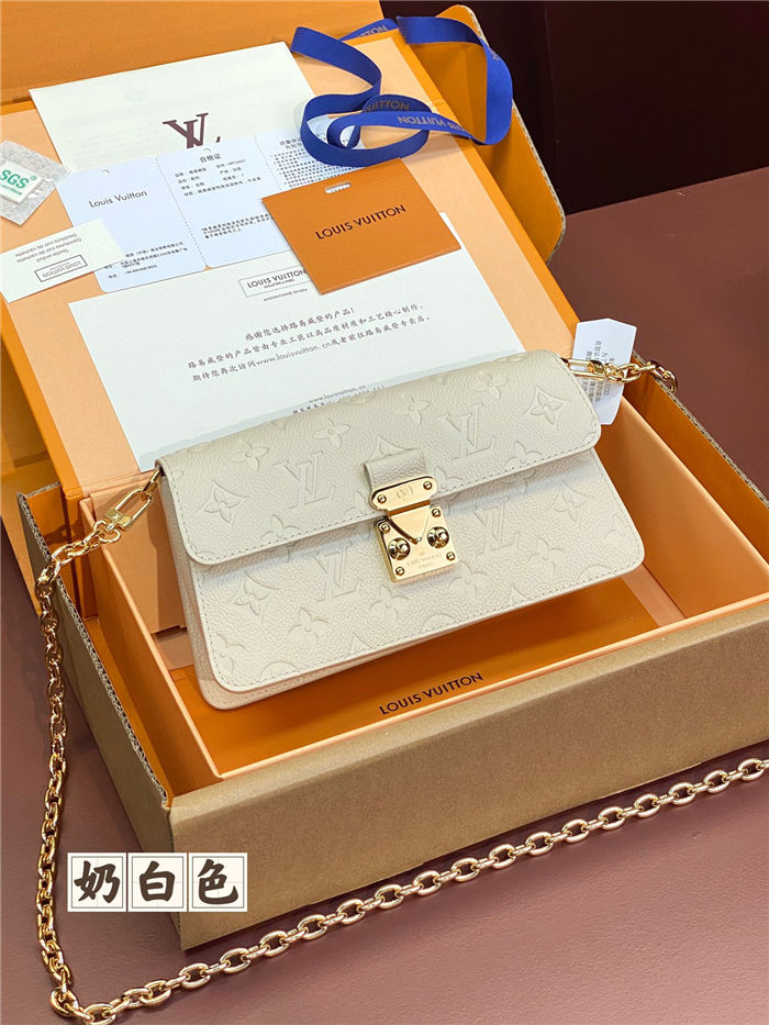 Louis Vuitton Wallet On Chain Métis Monogram Empreinte M82836 High