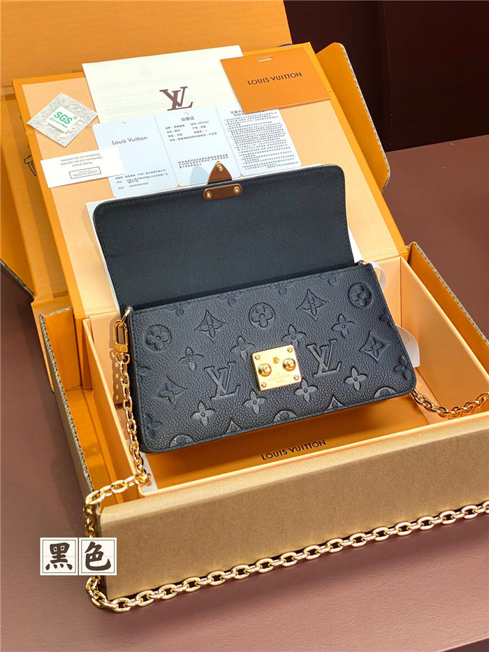 Louis Vuitton Wallet On Chain Métis Monogram Empreinte M82637 High