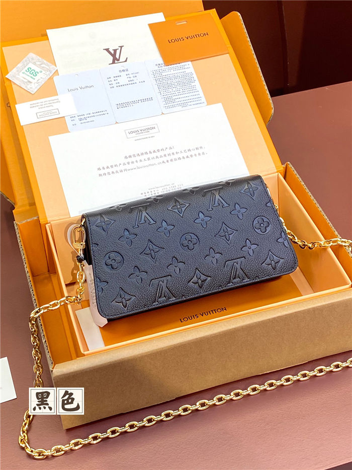 Louis Vuitton Wallet On Chain Métis Monogram Empreinte M82637 High