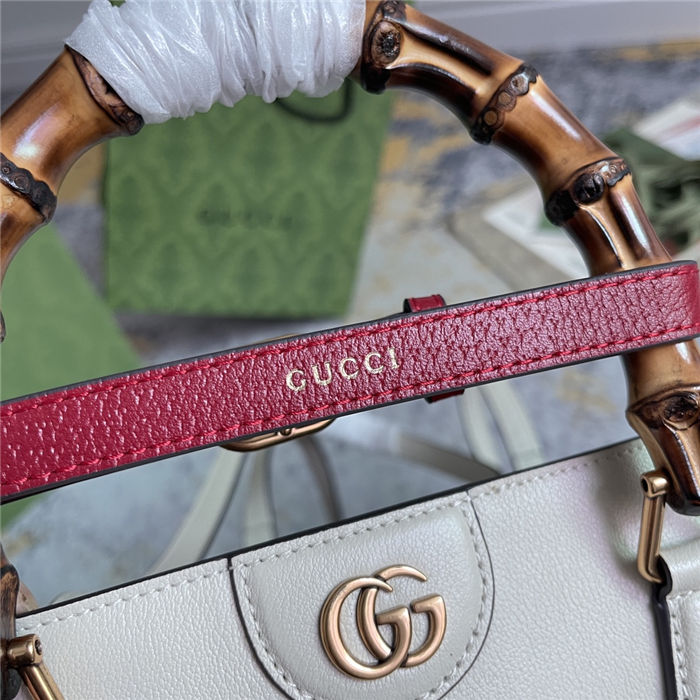 Gucci Diana Large Tote bag Leather 746270 White High