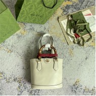 Gucci Diana Small Tote bag Leather 750396 White High